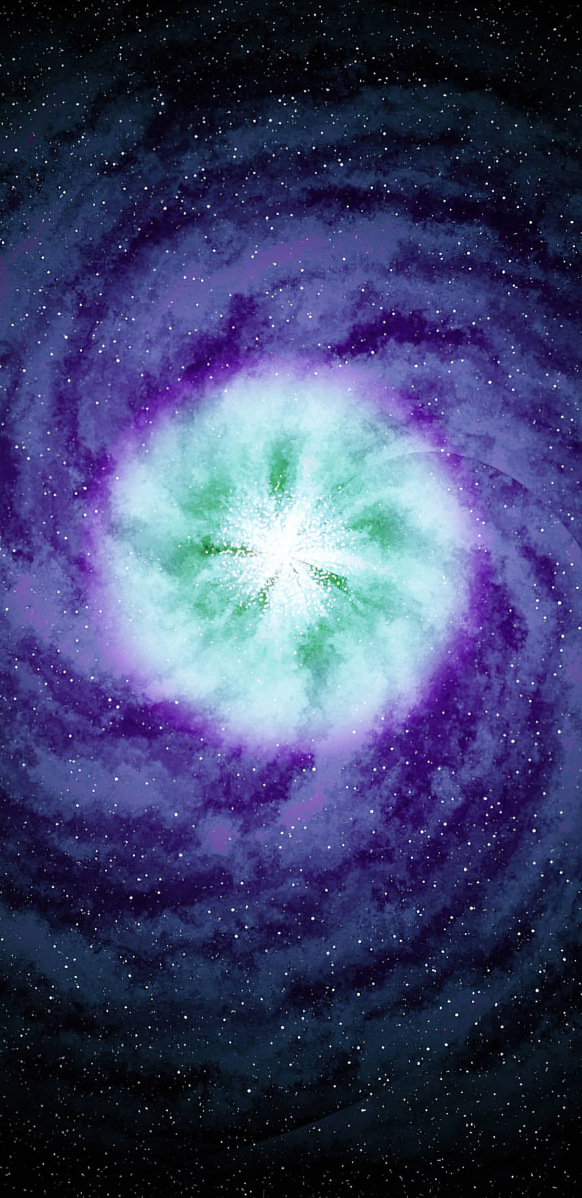 Spiral Galaxy Abstract Samsung Galaxy Note 9, 8, S9, S8, SQ , Abstract , , and Background - Den, Green Spiral Galaxy HD phone wallpaper