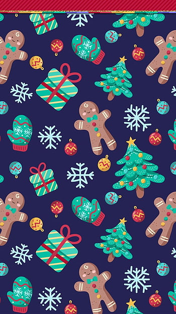 Christmas gingerbread kawaii HD wallpapers | Pxfuel