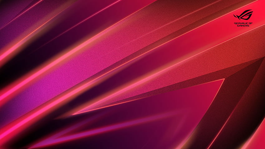 Pink Abstract ROG, Black and Pink Gaming HD wallpaper