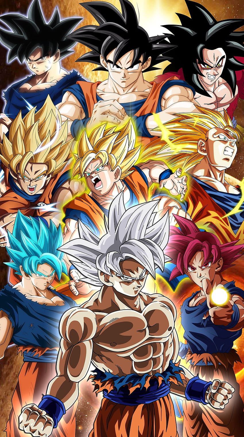 Goku transformations HD wallpapers | Pxfuel