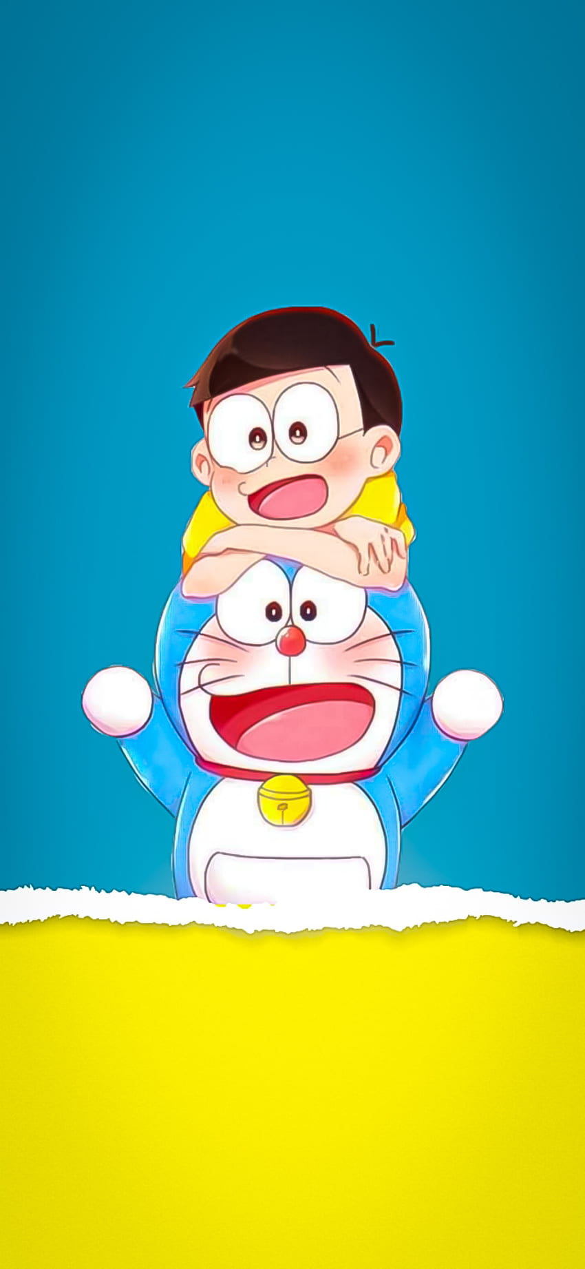 Nobita & Doremon, doigt, art Fond d'écran de téléphone HD