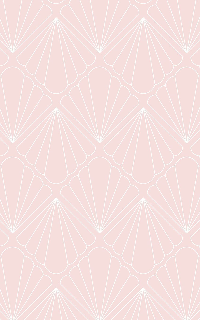 Pink Seashell . Mermaid Theme. Murals. Pattern , White pattern , Seashells patterns HD phone wallpaper