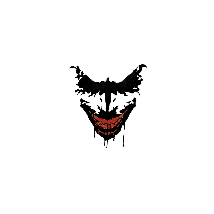 Joker, senyum, minimal, seni wallpaper ponsel HD