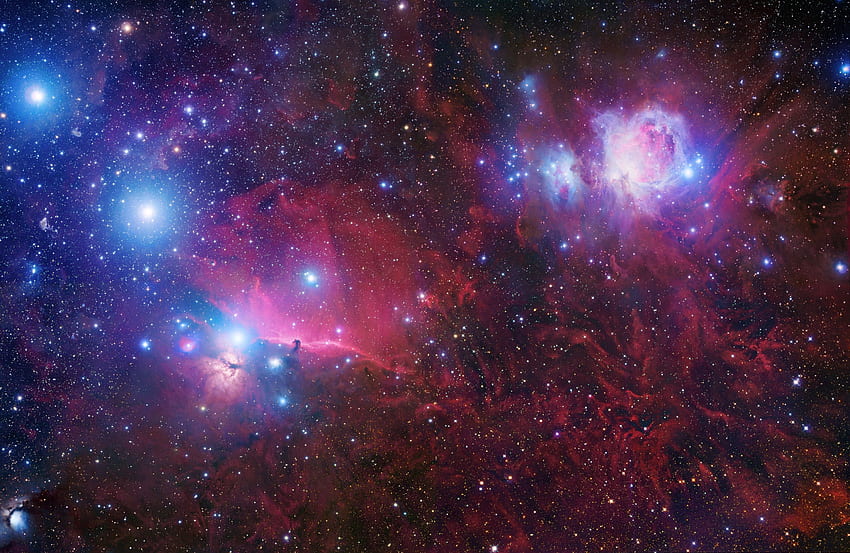 Unreal NASA of the Orion galaxy. Обои галактика, Туманности HD wallpaper