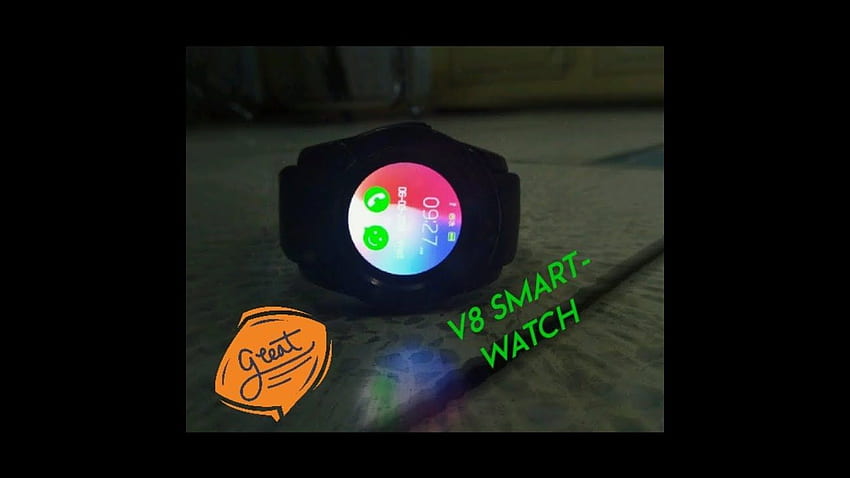 Ulasan jam tangan pintar V8, spesifikasi, cara mengubah Wallpaper HD