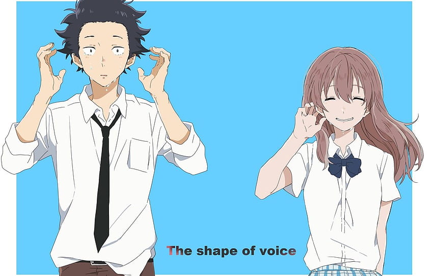 kız, Anime, erkek, iki, gözyaşı, 2016, You no Katachi, A Silent Voice, Form Voice for , bölüm сёнэн, Shape of Voice HD duvar kağıdı