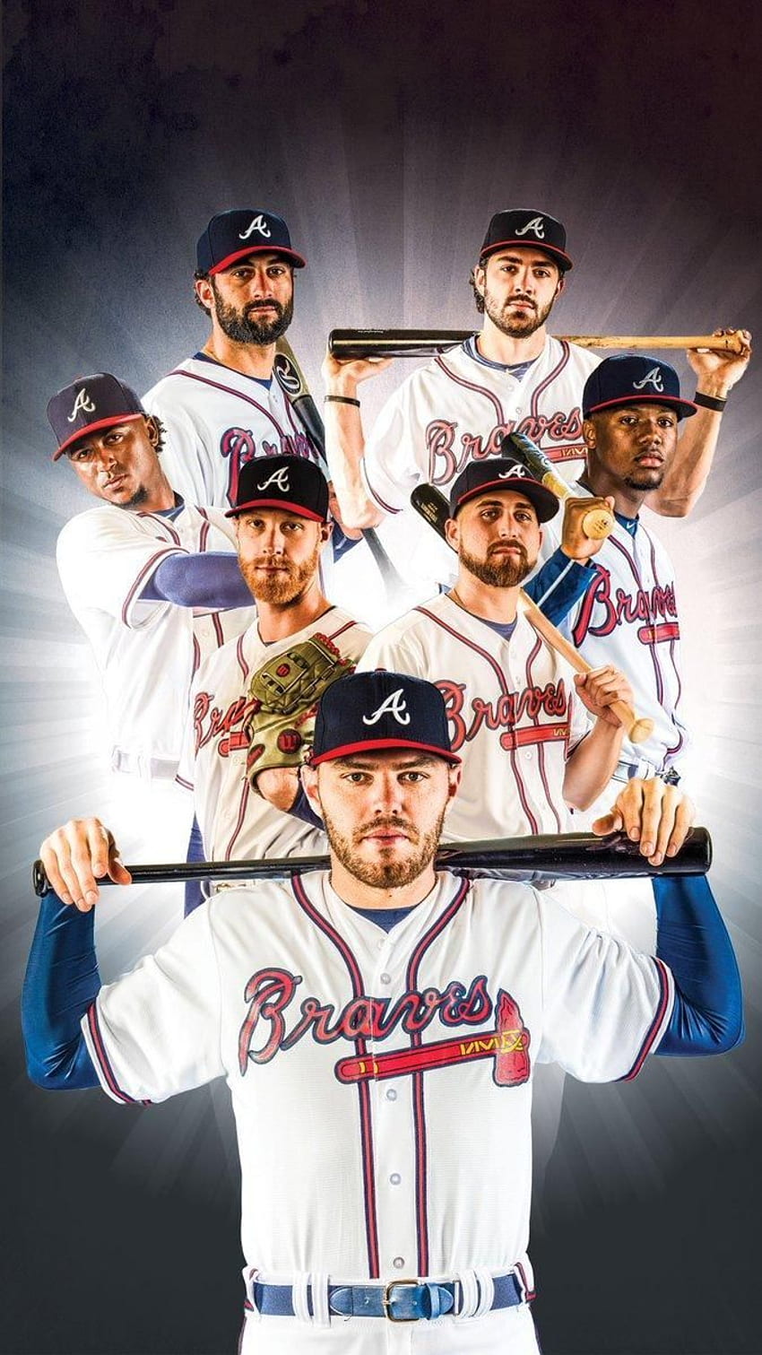 Atlanta Braves Team - , Atlanta Braves Team Background on Bat