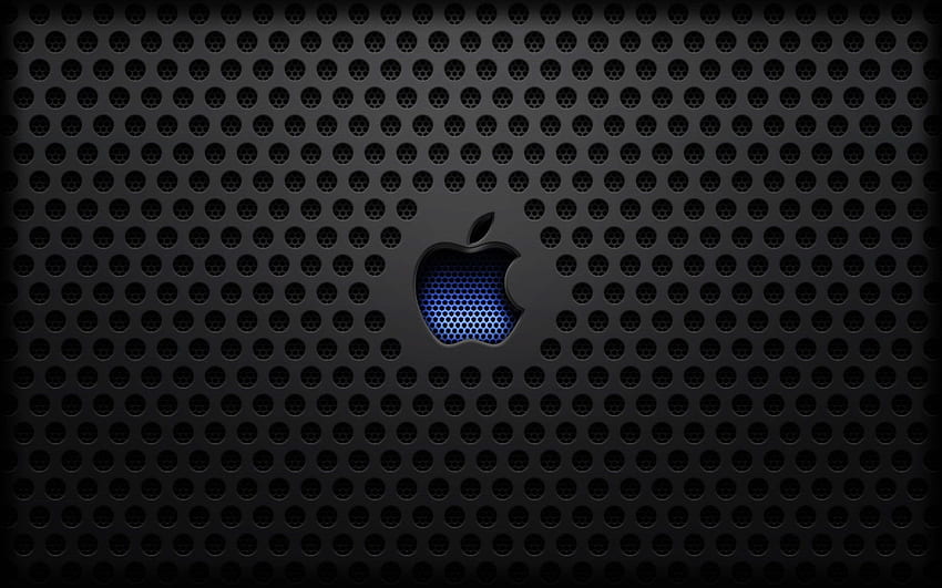 Edelstahl, Apple-Logo aus Aluminium HD-Hintergrundbild