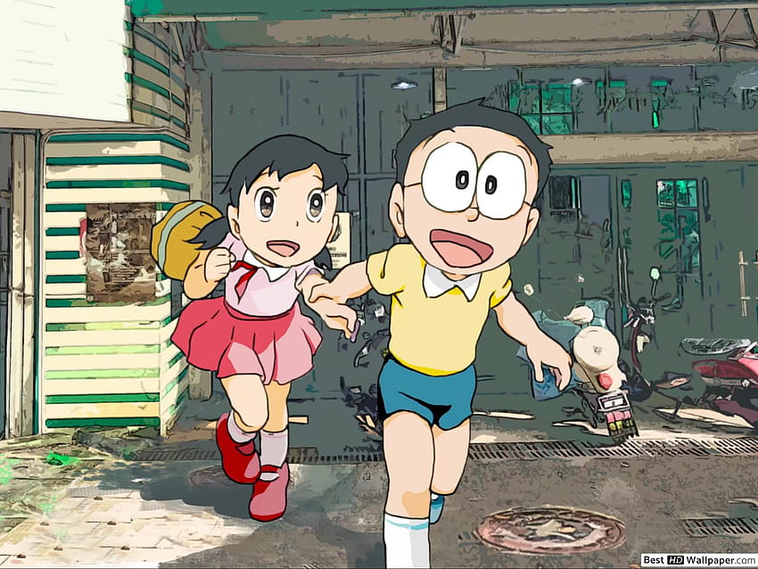 Nobita Shizuka, Triste Nobita Fond d'écran HD