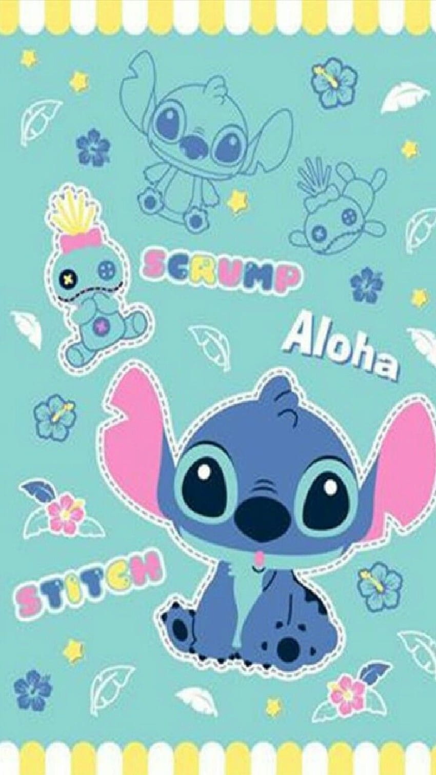 Puntada ¡Aloha! ideas puntada disney, lilo y stitch, disney fondo de pantalla del teléfono