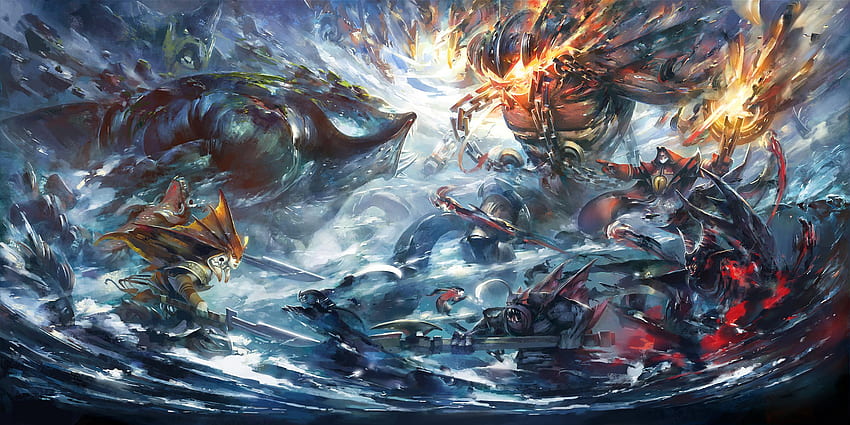 Brilliant Dota 2 art piece by Chinese artist Namo : DotA2, Chinese Demon HD wallpaper