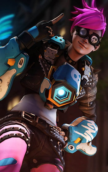 Tracer Overwatch 4K Wallpaper iPhone HD Phone #7791m