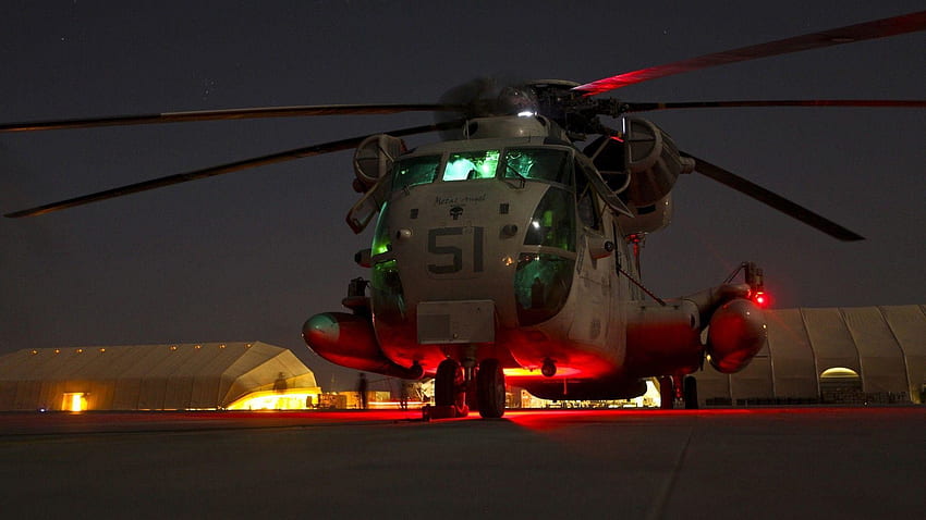 Hélicoptère de nuit Marine Corps États-Unis | . Fond d'écran HD