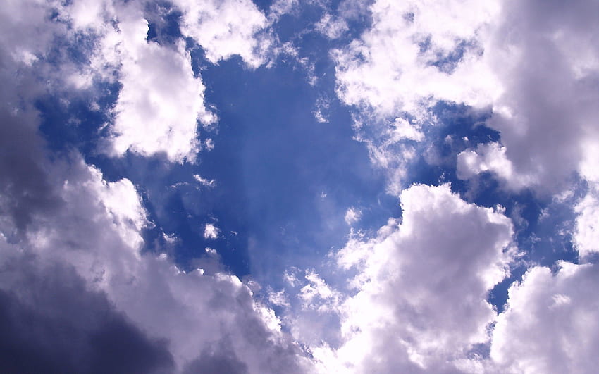 Природа, небе, облаци, облачно, предимно облачно HD тапет