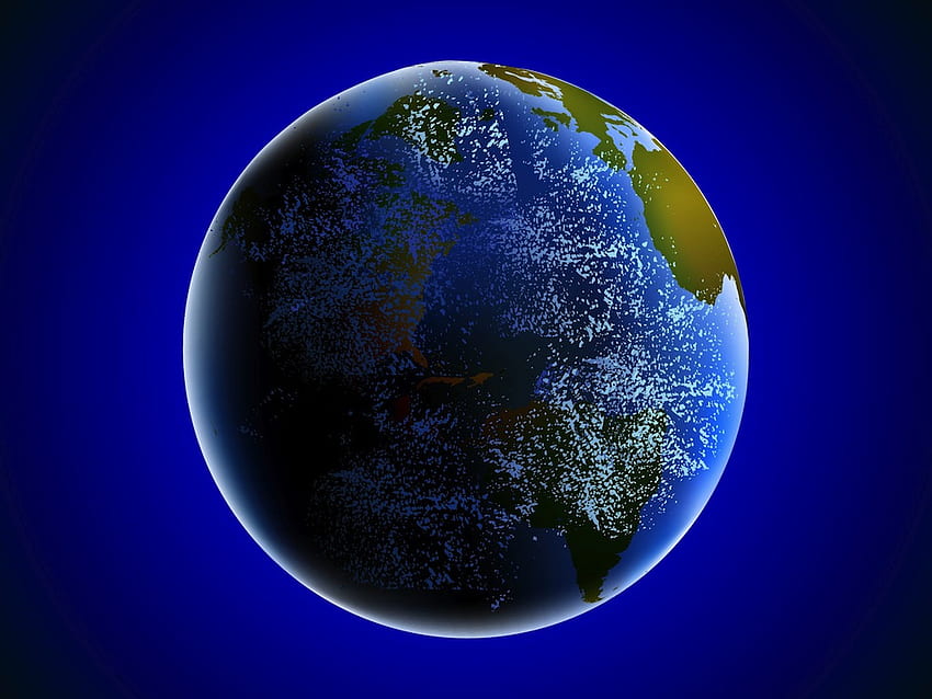 Arte e grafica vettoriale della Terra dallo spazio Sfondo HD