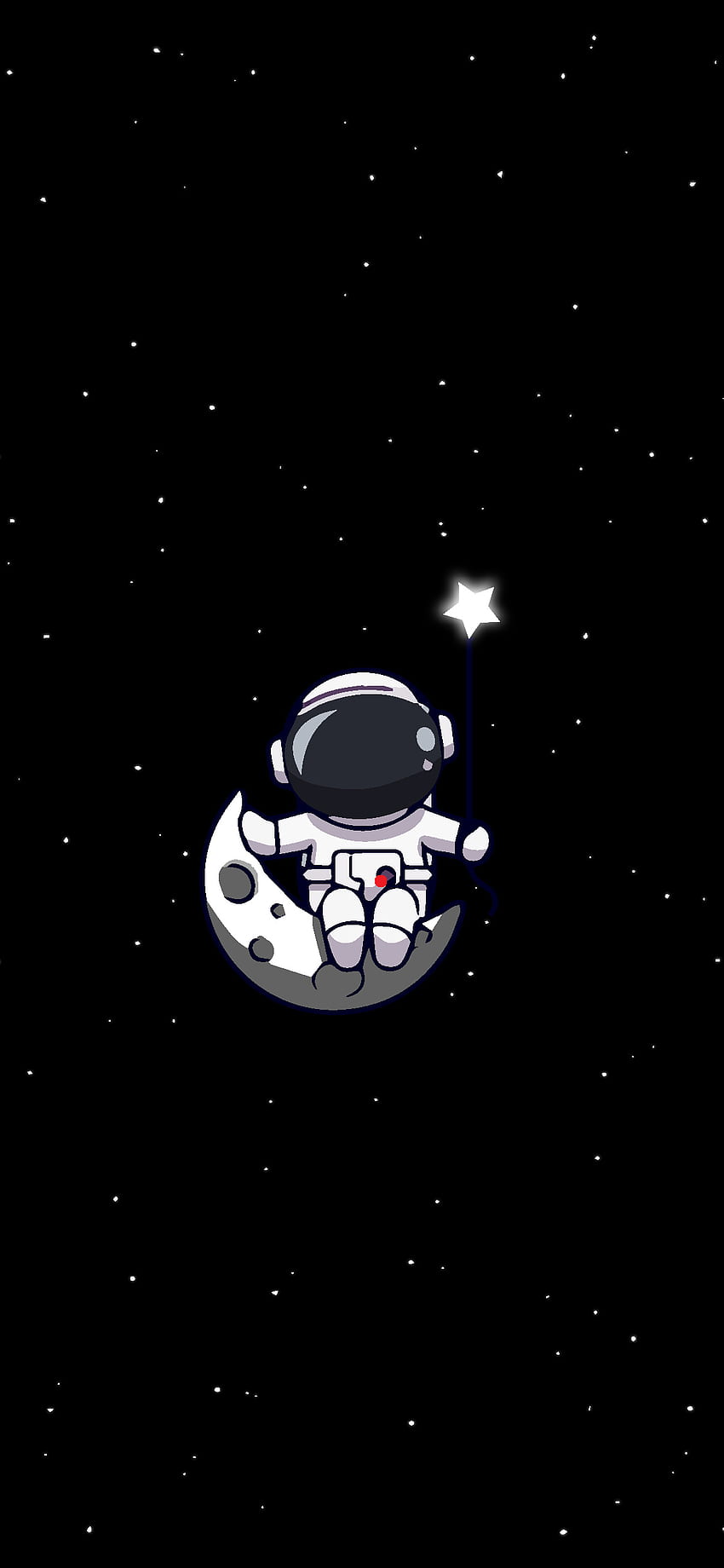 Cool Spaceman, arte, cartone animato Sfondo del telefono HD