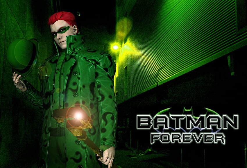 Batman The Riddler Fan Art Gotham City Chicago hopped, Batman Forever HD wallpaper