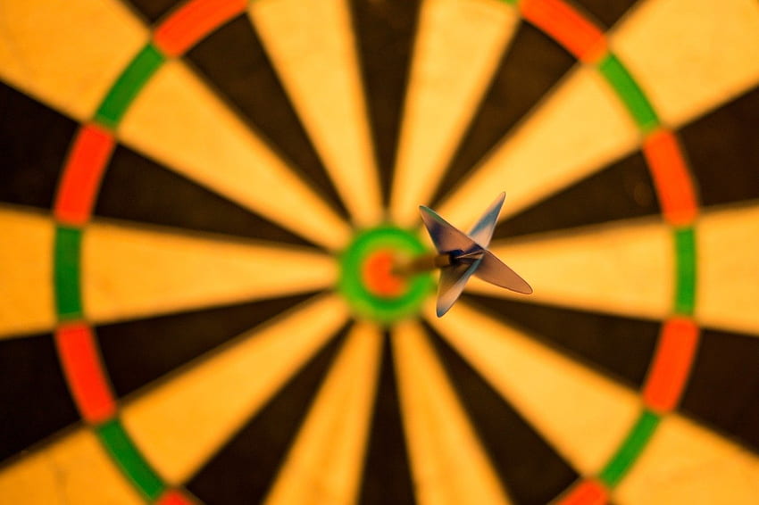 Bullseye, game, dartboard, dart HD wallpaper