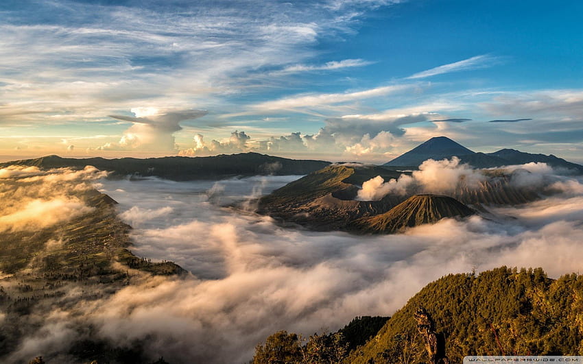 Bromo, Indonesia HD wallpaper