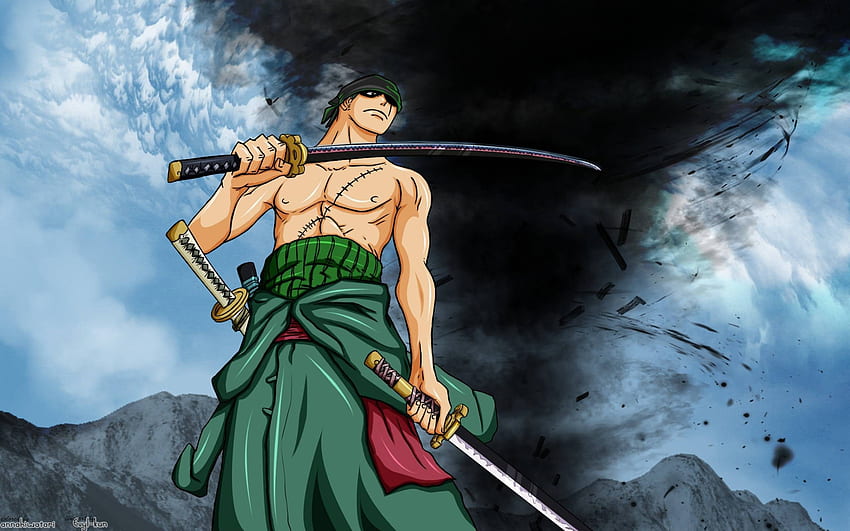 One Piece Zoro For Laptop. Anime in 2020. Roronoa zoro, cover , Zoro HD ...