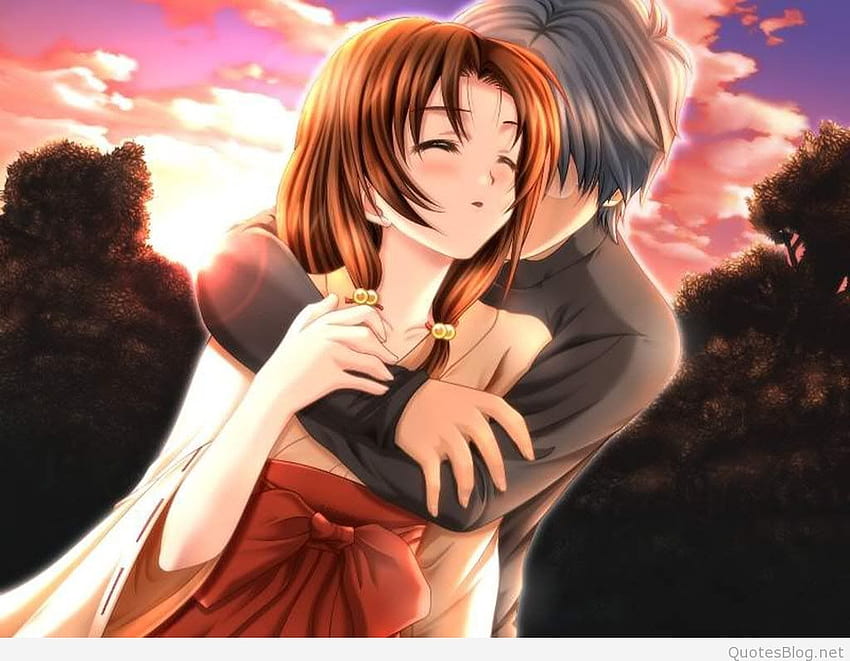 Romantic anime hug HD wallpapers | Pxfuel