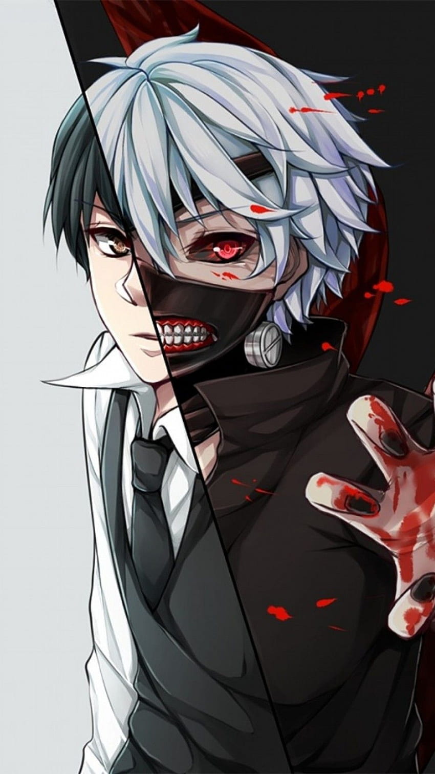 Tokyo Ghoul Anime Desktop Chibi, kaneki, black Hair, manga, computer  Wallpaper png