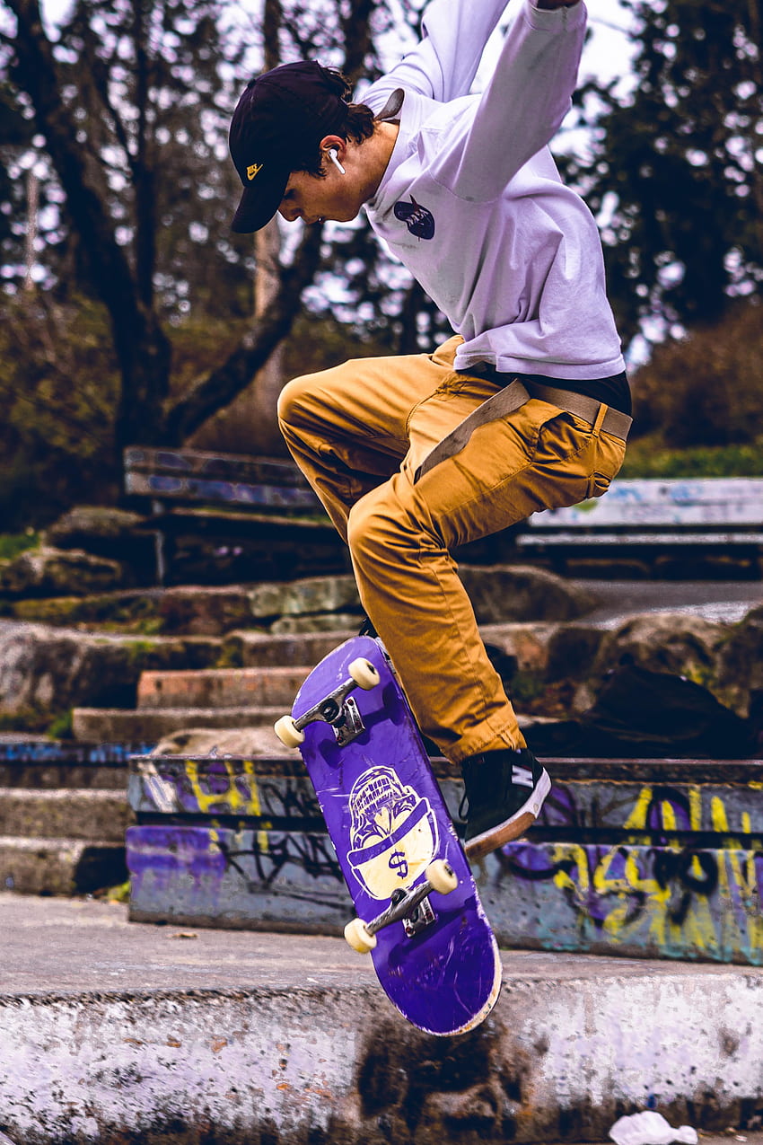 Sports, Street, Skateboarder, Skate, Skateboarding HD phone wallpaper