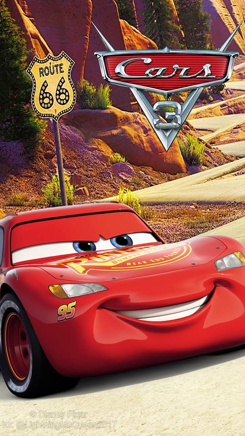 Cars 3 Lightning McQueen () Logo by LightningMcQueen2017. Cars 3 lightning  mcqueen, Disney cars movie, Cars cartoon disney, Cars 3 Logo HD phone  wallpaper | Pxfuel