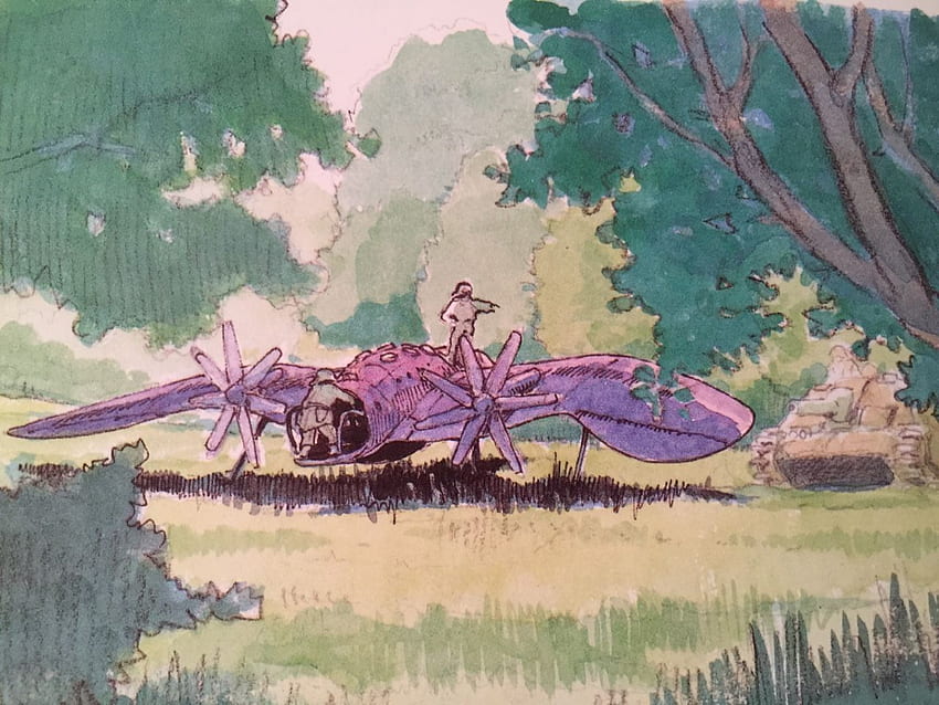 Hayao Miyazaki - The Art Of Nausicaä Of The Valley Of The Wind - Watercolor Impressions - Nausicaa of the Valley of the Wind, Ghibli Watercolor HD wallpaper
