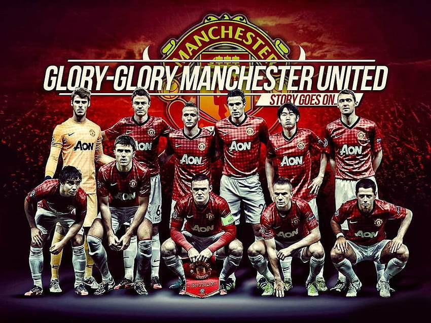 : Manchester United Team Squad 2013 2014, Manchester United 2021 HD wallpaper