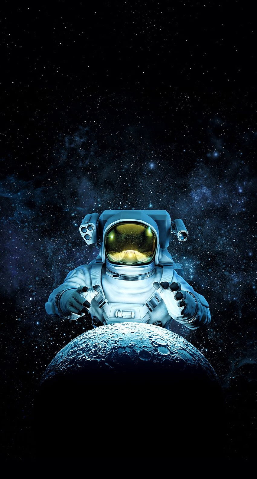Научен iPhone, 5 астронавт HD тапет за телефон