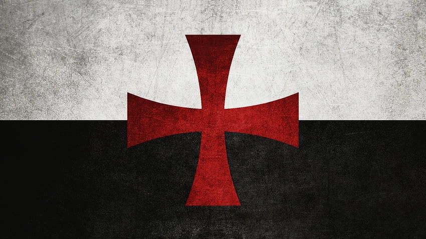 tapınak şövalyeleri, arma, amblem, illüstrasyon, hançer, logo - Kullanım, Templar Cross HD duvar kağıdı