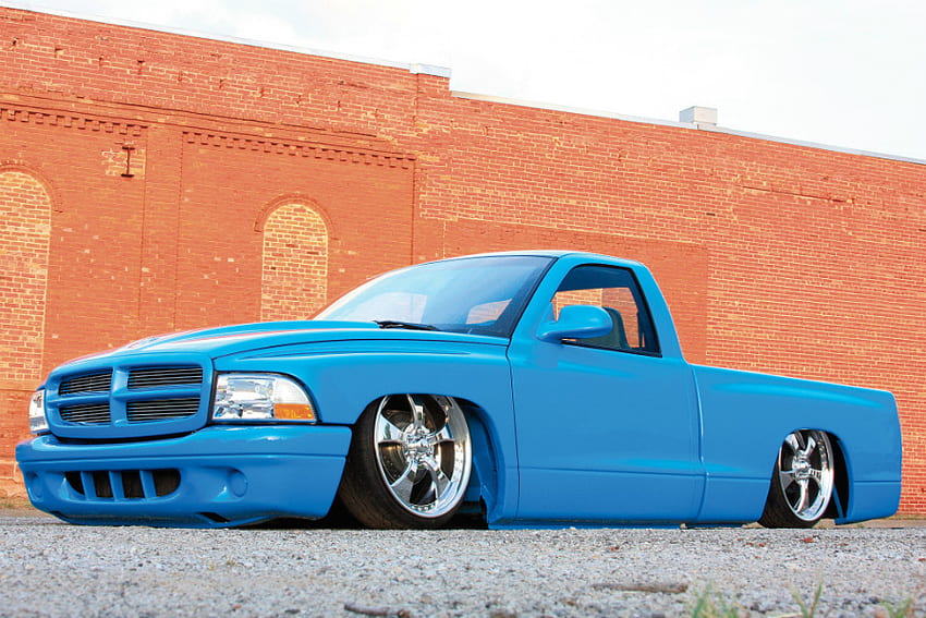 Blue Baller, raceline stunna wheels, white inteior, truck, mopar HD wallpaper