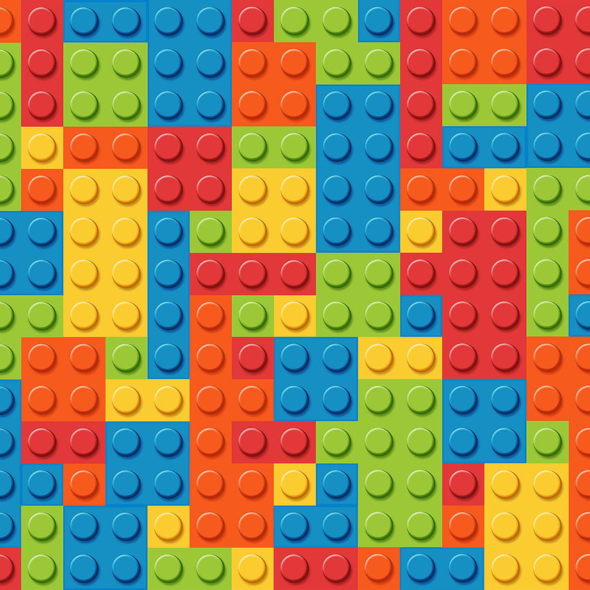Blok Pola Seni Lego Pelangi, LEGO Klasik wallpaper ponsel HD