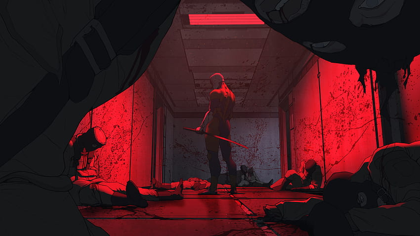 Prajurit merah, pemberani, karya seni Wallpaper HD