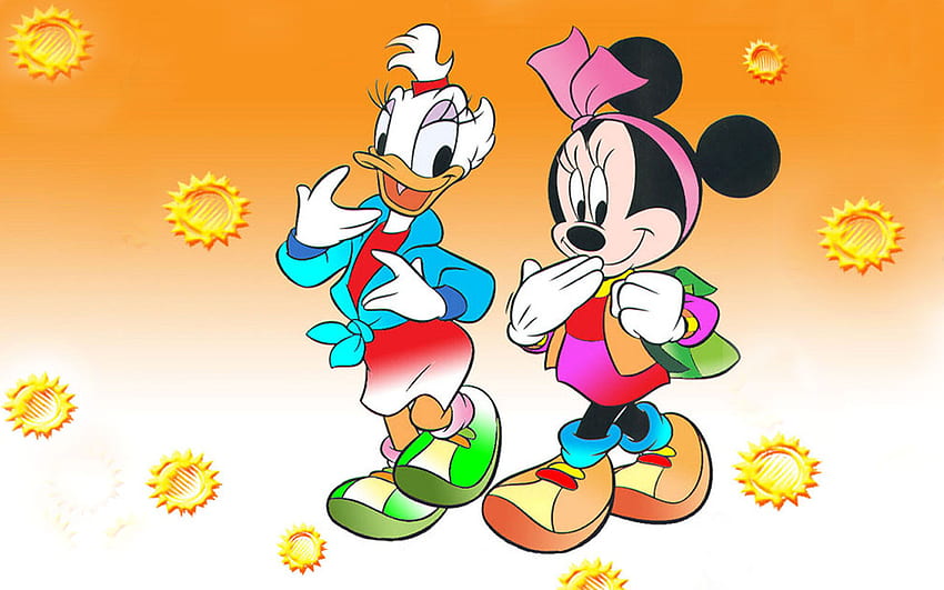 Daisy Duck And Minnie Mouse Background , Minnie Mouse Computer HD wallpaper