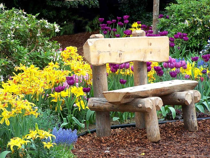 Gardens : Garden Natural Chair 18516. Background, Natural Garden HD  wallpaper | Pxfuel