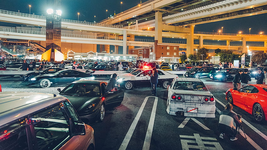 Galeria: Daikoku PA, najdziksze spotkanie samochodowe na świecie? Tapeta HD