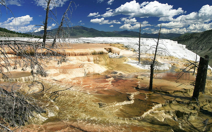 Natur, Flüsse, Quelle, Reservat, Yellowstone, Thermal HD-Hintergrundbild