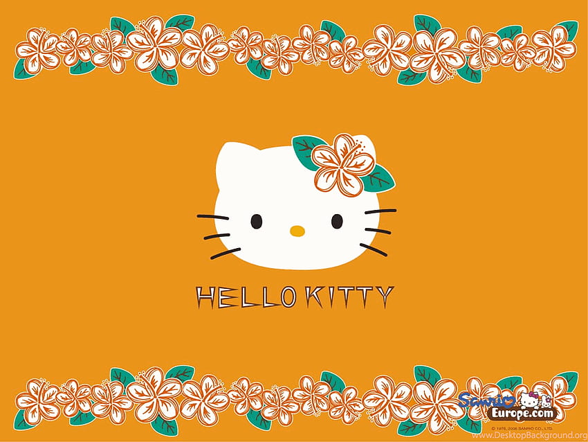 Sanrio Sanrio Karakterleri Arka Planı, Hello Kitty Sonbahar HD duvar kağıdı
