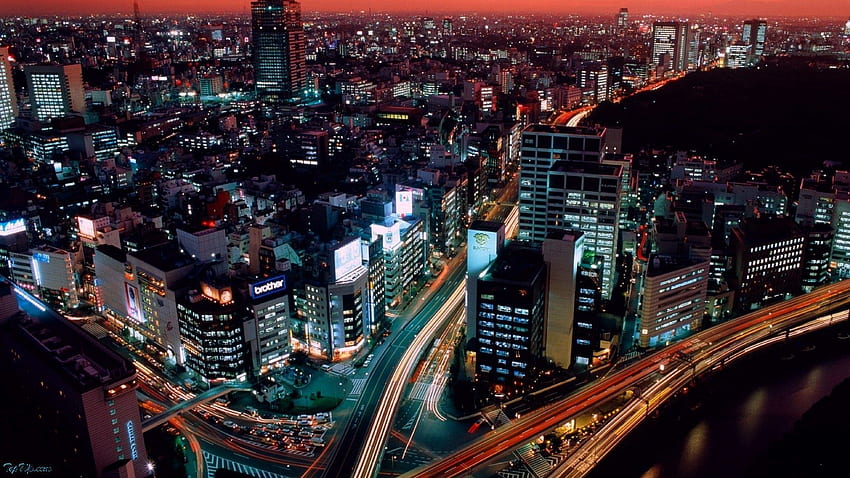 Tokyo, Tokyo City Skyline HD wallpaper