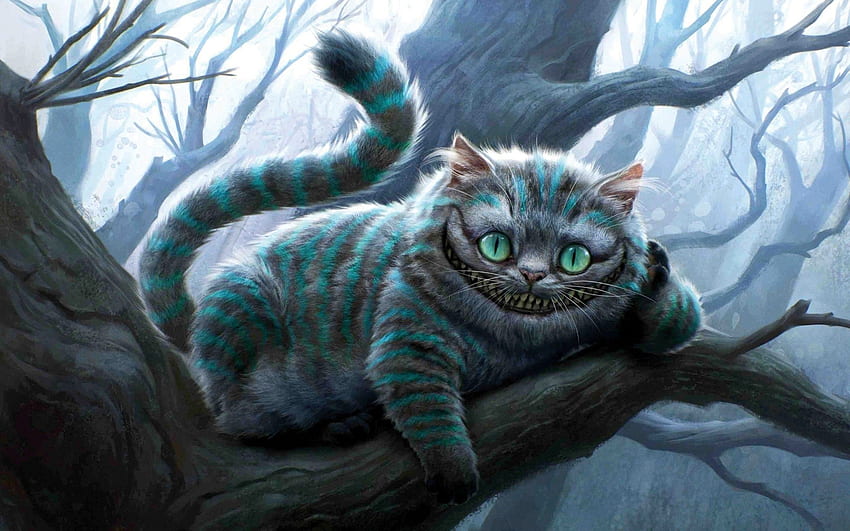 cats, Alice in Wonderland, Cheshire Cat HD wallpaper