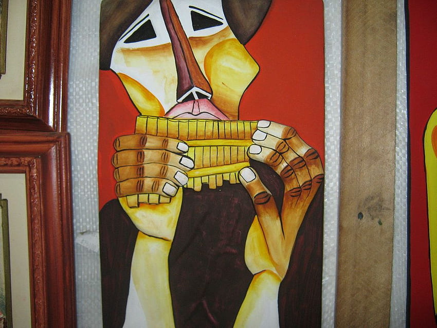 Pintura de Oswaldo Guayasamin en Raquira. Santiago Sarmient, Oswaldo Guayasamín HD wallpaper
