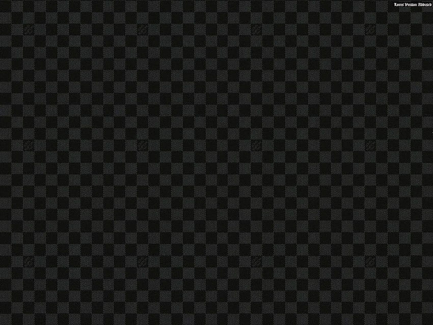 Louis Vuitton Damier, LV Black HD wallpaper
