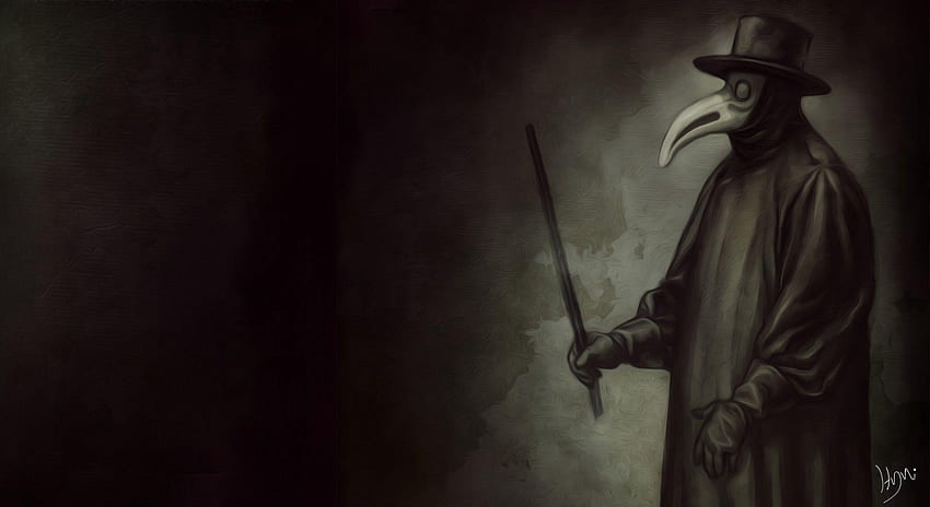 Plague Doctor, Black Death HD wallpaper