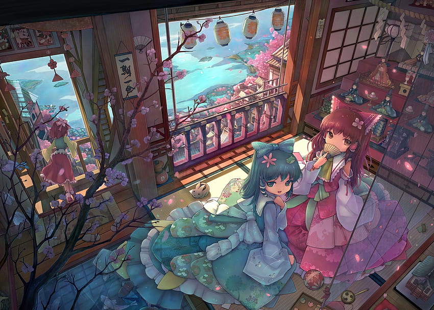 Anime Girl Japanese Room Art 4K Wallpaper iPhone HD Phone #6971l