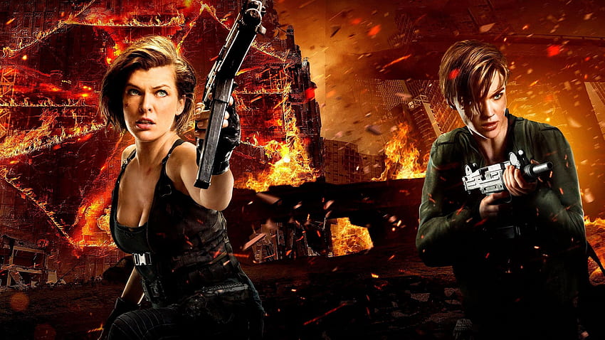 Agréable 8 sur Agréable 8. Resident Evil, Milla jovovich, Iain Glen Fond d'écran HD