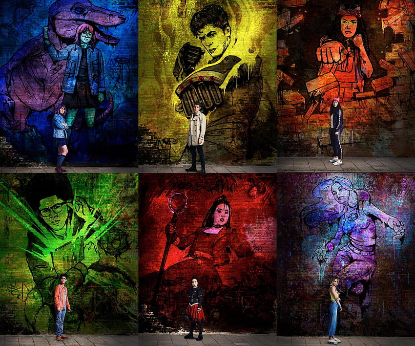fugitivos, arte, arte callejero, artes visuales, pintura, graffiti - Uso, Marvel Runaways fondo de pantalla