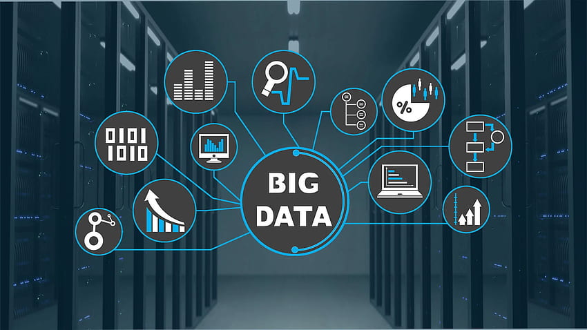 Prognoza dla rynku Big Data o wartości 203 miliardów dolarów — IQVIS Inc, analityk danych Tapeta HD