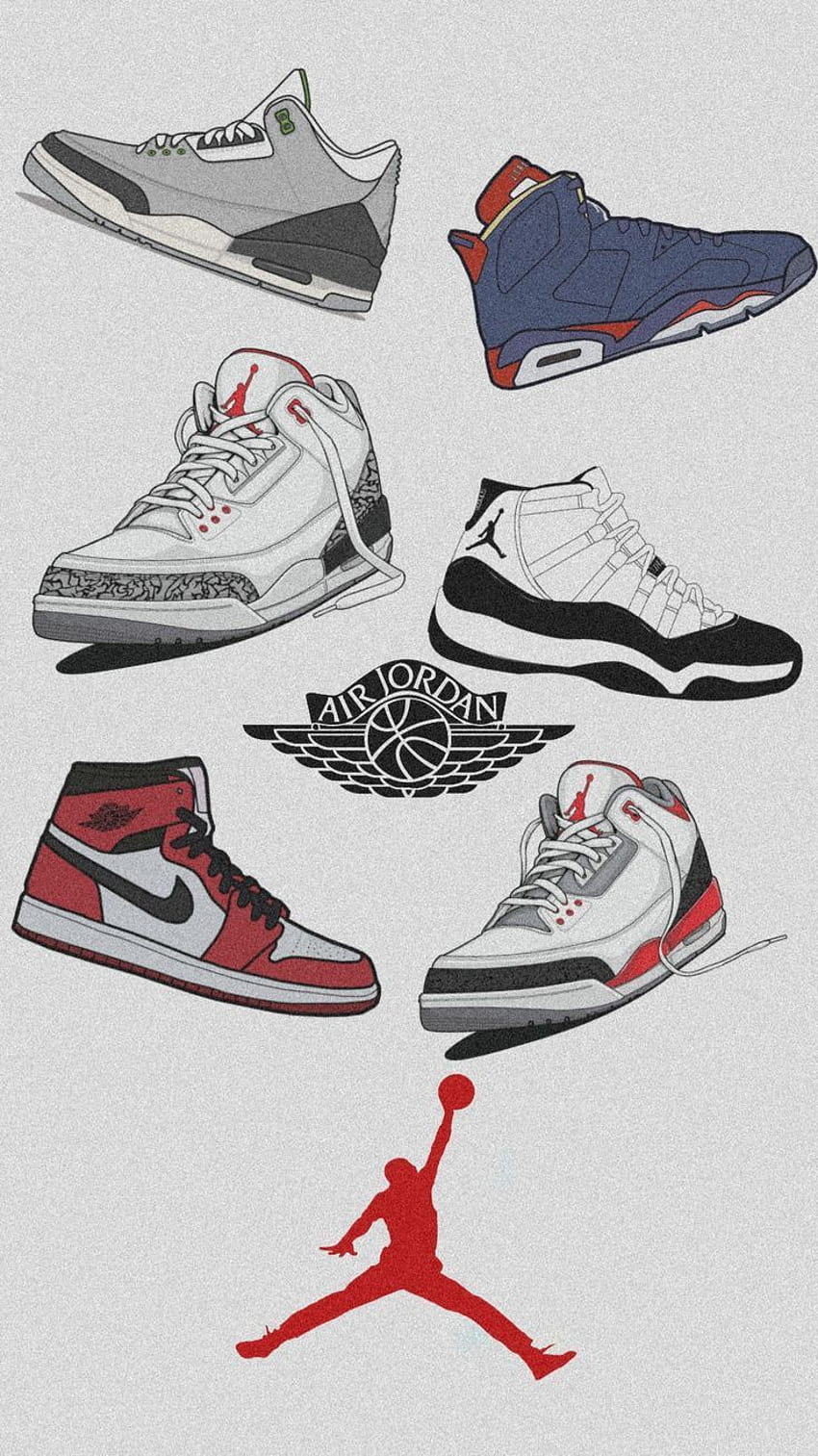 Jordans, spor ayakkabılar, ayakkabılar HD telefon duvar kağıdı